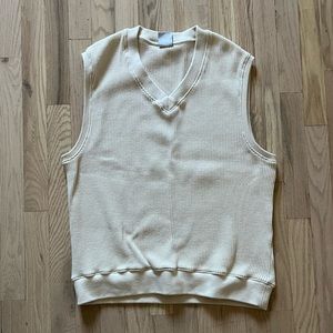 Zara beige cut off sweater